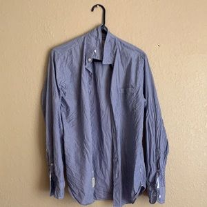 J.Crew long sleeve blue and white